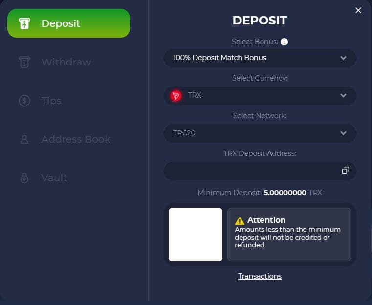 Starbets wallet deposit bonus experience.